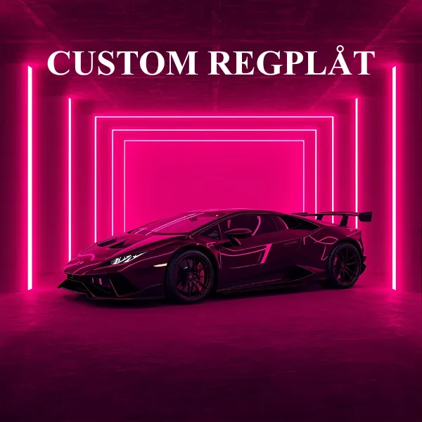 Custom Regplåt